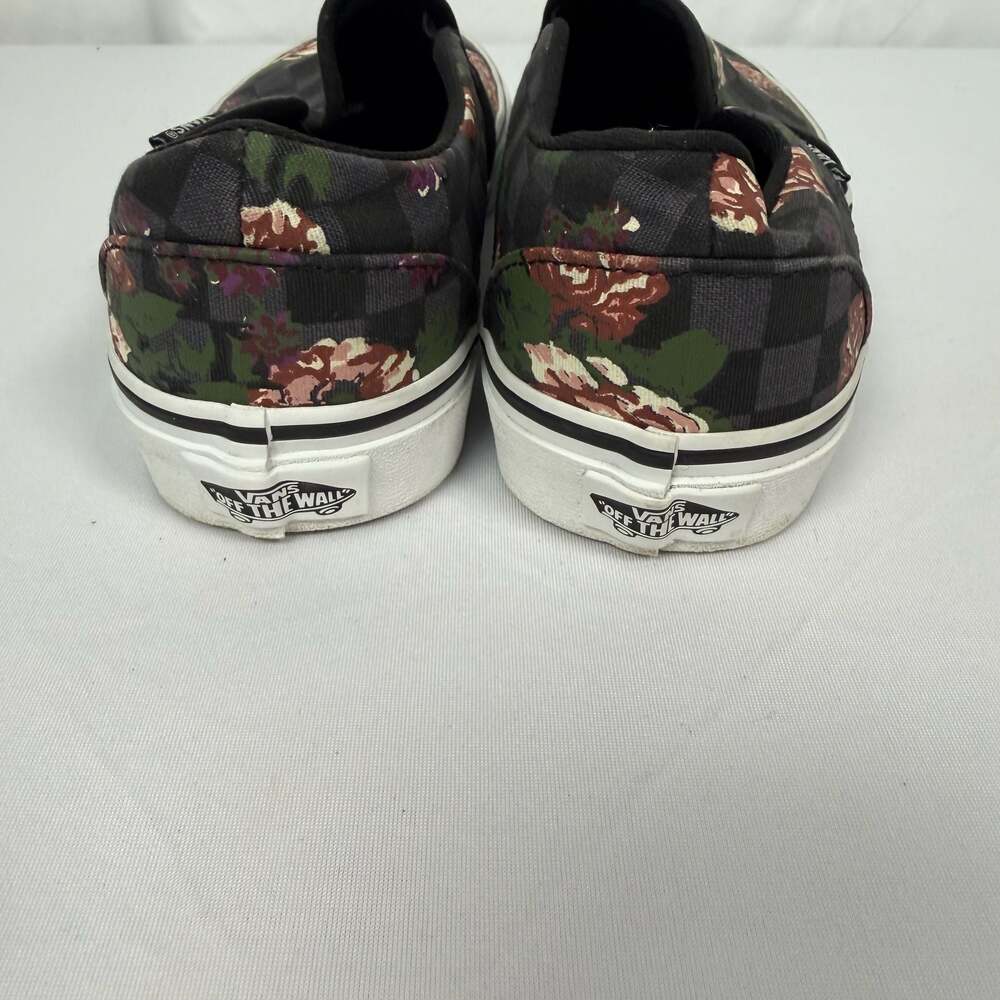Vans Classic Slip-On Checkerboard Floral Sneakers Women's Size 6.5 - Picture 4 of 7